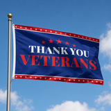 Veterans Flags Outdoors Thank You Veterans Day Flag 3x5Feet Patriotic Decorations, 4th of July Independence Day Veterans Day Memorial Day Soldier Flag for Outdoor Yard Patriotic Holiday Banner Gift