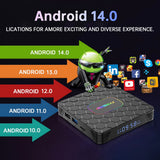 2026 New R69Max Android 14 TV Box, RK3528 Quad‑Core 4GB RAM 32GB/64GB ROM, WiFi6 BT5.0, 8K Ultra‑HD Coaxial Smart Media Player