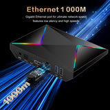 New R69 Plus Smart TV Box, Android 14 OS H728 Processor, 2.4G/5GHz Dual Band‑WiFi, 4K 8K Ultra‑HD Video Player Android Set‑Top Box