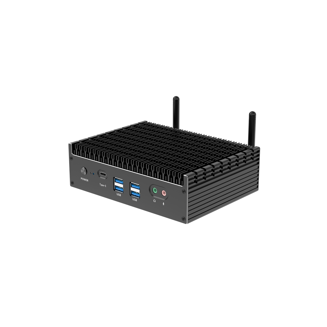 12th Gen Intel Core i5‑1245U (10‑Cores 12‑Threads), Dual 2.5G Ethernet, WiFi 6, BT5.2, Triple‑Display Output, Expandable DDR4/DDR5 RAM & M.2 PCIe4.0 + 2.5‑Inch SATA Storage, Compact SFF Desktop for Business Home Office