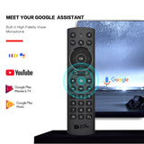 G20S PRO Air Mouse Remote Control, 2.4G & Bluetooth 5.0 Dual‑Mode, Voice Control, Backlit Keys, 4‑Way Volume Buttons for Android TV Box, Smart Projector, PC