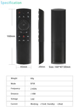 G20S 2.4G Wireless Air Mouse Remote, Google Voice Control, Motion‑Sensing Universal Remote Control for Android TV Box, PC