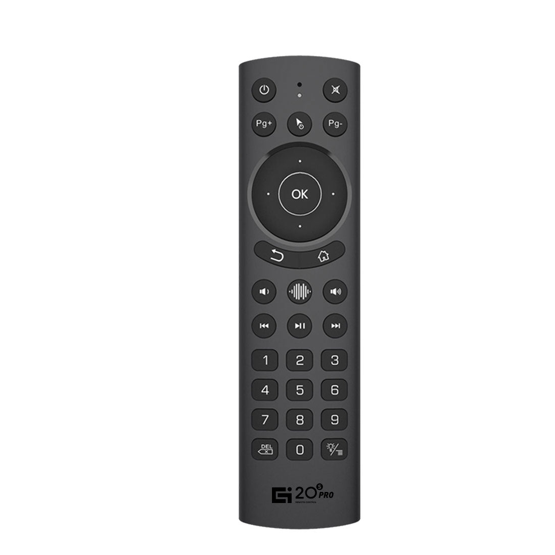 G20S PRO Air Mouse Remote Control, 2.4G & Bluetooth 5.0 Dual‑Mode, Voice Control, Backlit Keys, 4‑Way Volume Buttons for Android TV Box, Smart Projector, PC