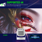 HY260 Pro Short Throw Projector, Native 1080P Full HD, 350 ANSI Lumens LCD Smart Projector, Auto Electronic Focus & Offset Correction, Portable Home Theater Projector