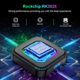 New HK1 RBOX‑K8 Smart IPTV Set‑Top‑Box, Rockchip RK3528 64‑Bit Quad‑Core, Android 13.0, WiFi 6 Bluetooth 5.0+, 4K UHD Home TV Box