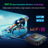 New HK1 RBOX‑K8 Smart IPTV Set‑Top‑Box, Rockchip RK3528 64‑Bit Quad‑Core, Android 13.0, WiFi 6 Bluetooth 5.0+, 4K UHD Home TV Box