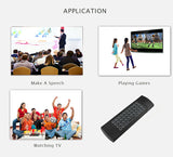 MX3 Mini Keyboard Backlight Fly Remote Mouse,Android TV Remote Control,IR Learning Mini Wireless Keyboard for Android TV Box.HTPC.IPTV,Networked Set-top Box,Mini PC (Battery not Included)