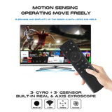 G20BTS Air Mouse Remote, Bluetooth 5.0, 6‑Axis Gyroscope Motion‑Sensing Wireless Remote Control for Android TV Box, Smart TV, Projector