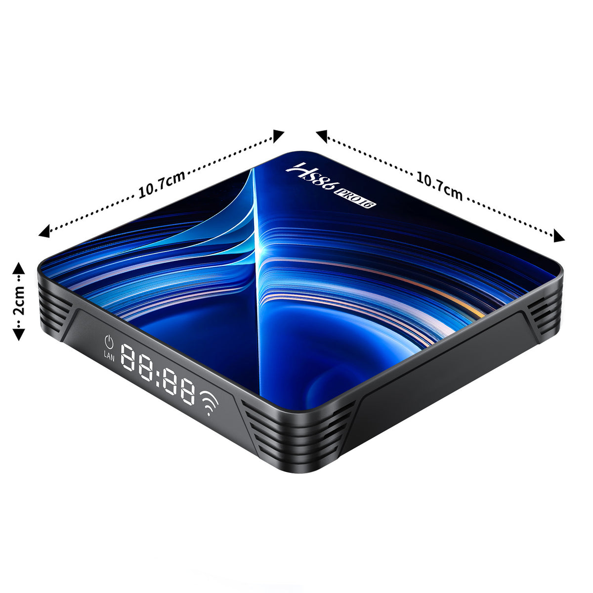 Android 14 Smart TV Box, Amlogic S905Y5 Quad‑Core Cortex‑A55, 2GB/4GB RAM 16GB/32GB/64GB ROM, Dual‑Band WiFi BT5.4, HDMI2.1b 4K@60fps Streaming Set‑Top Box with IR Voice Remote